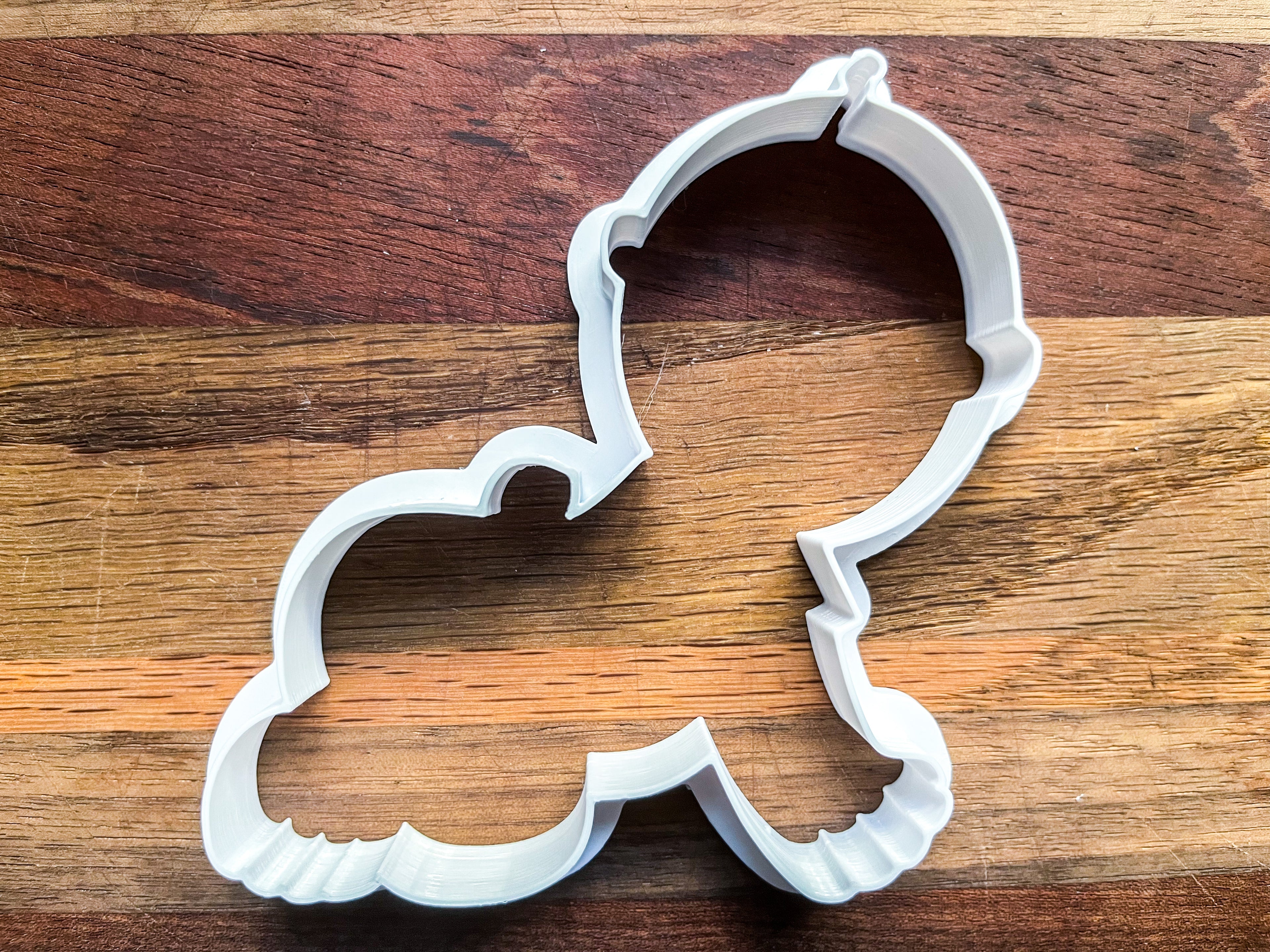Baby Crawling Cookie Cutter - 4" Detailed Plastic Mold for Baking & Crafts