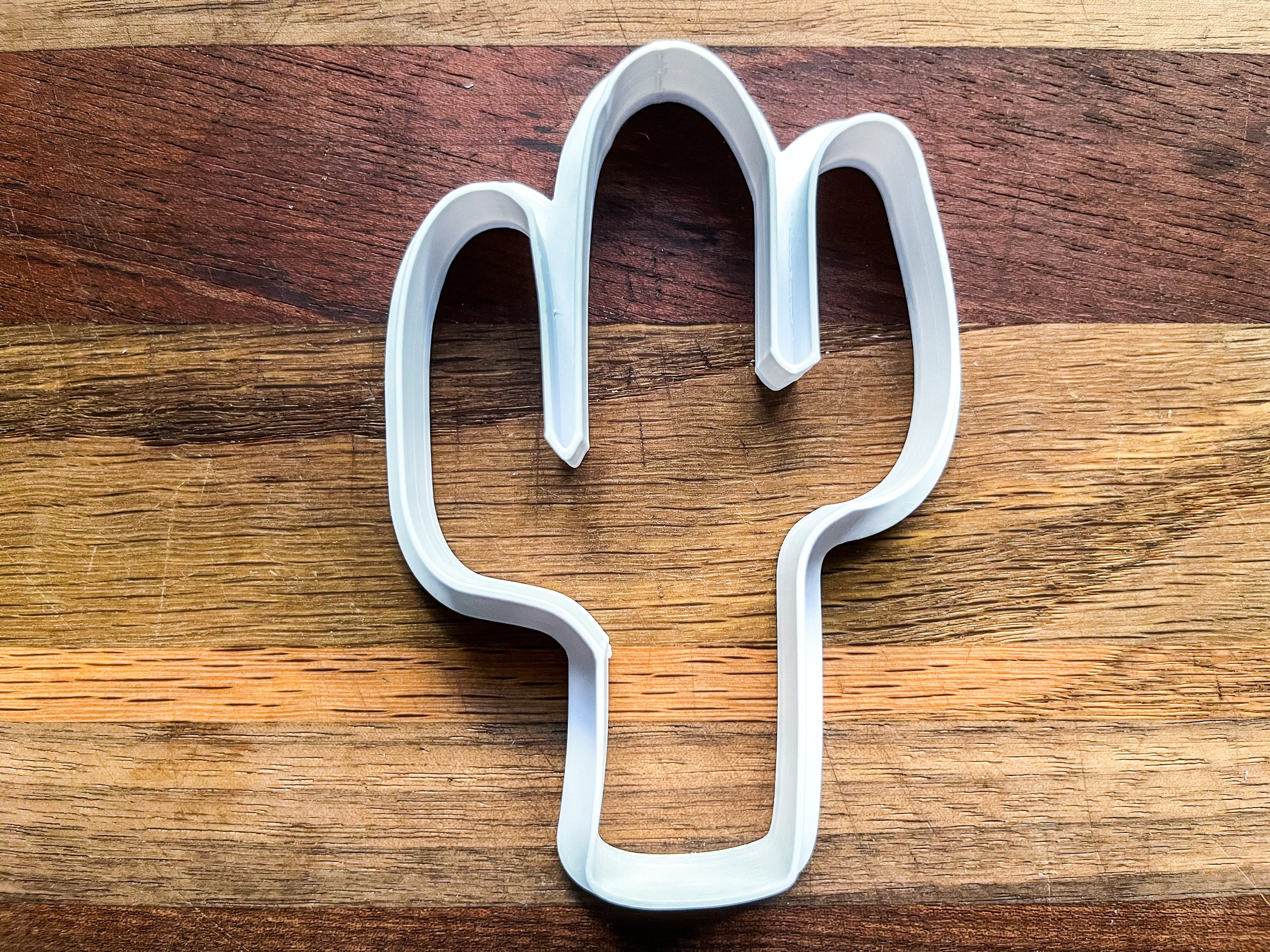 Cactus Cookie Cutter - 4" Detailed Plastic Baking Tool for Cookies, Fondant & Crafts